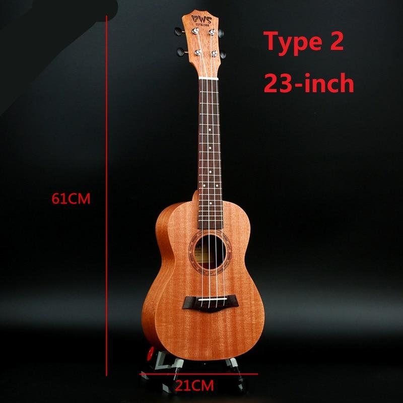 21 Inch /23 Inch / 26 Inch Concert Ukulele Hawaiian Guitar Four String Guitar Mahogany Wood Ukulele as Birthday Christmas Gifts - AKLOT