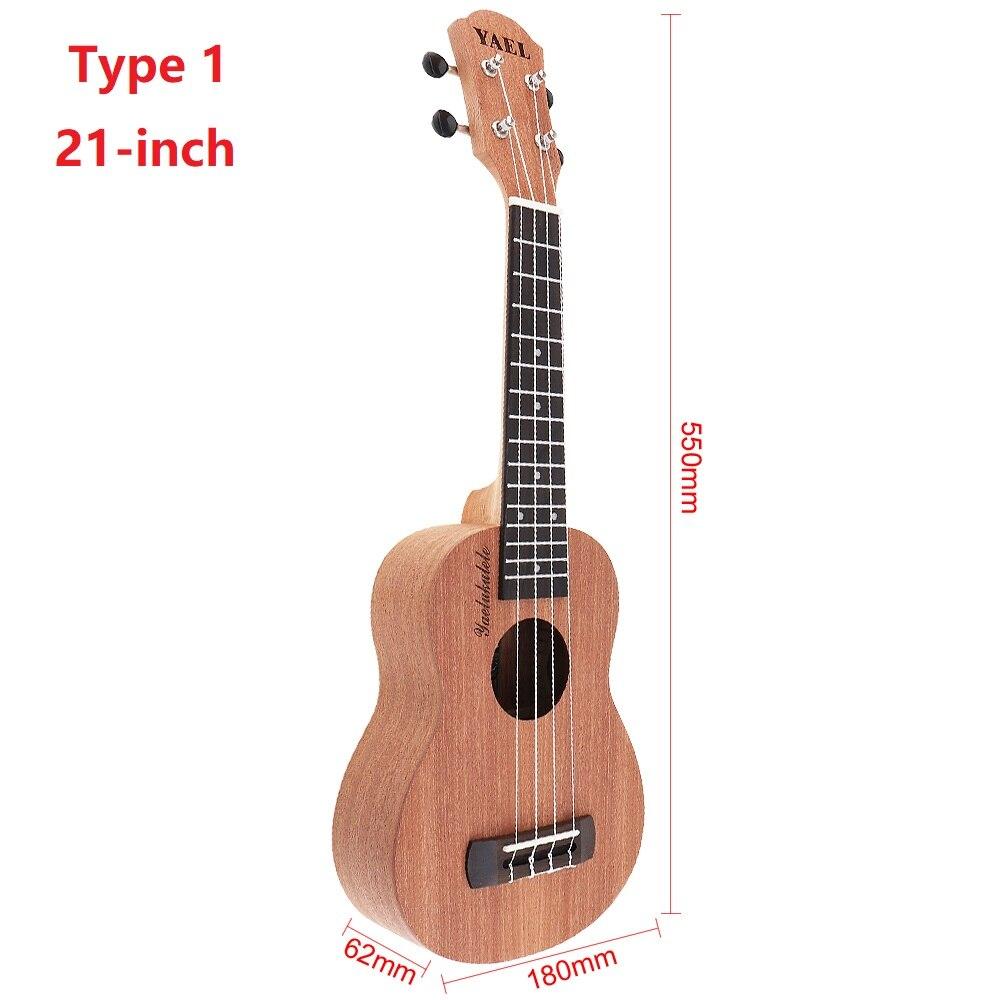 21 Inch /23 Inch / 26 Inch Concert Ukulele Hawaiian Guitar Four String Guitar Mahogany Wood Ukulele as Birthday Christmas Gifts - AKLOT