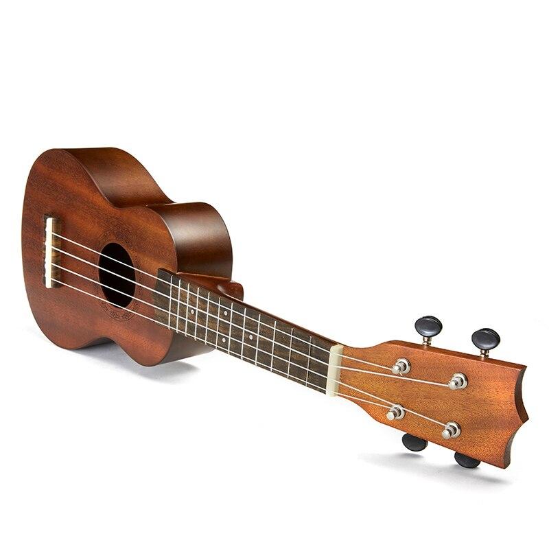 21 Inch Ukulele Soprano Beginner Ukulele Guitar Ukulele Mahogany Neck Delicate Tuning Peg 4 Strings Wood Ukulele - AKLOT