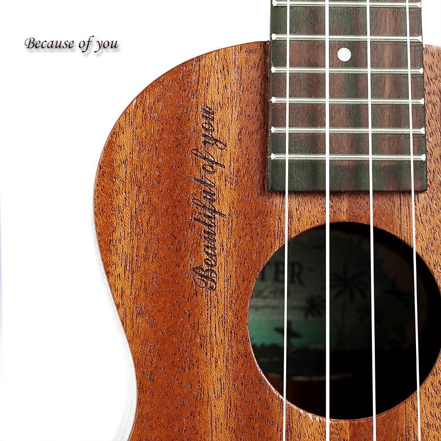 21/23/26 Inch Ukulele guitar soprano Concert tenor mahogany ukelele Guitar beginner Easy learn& gift freebie - AKLOT