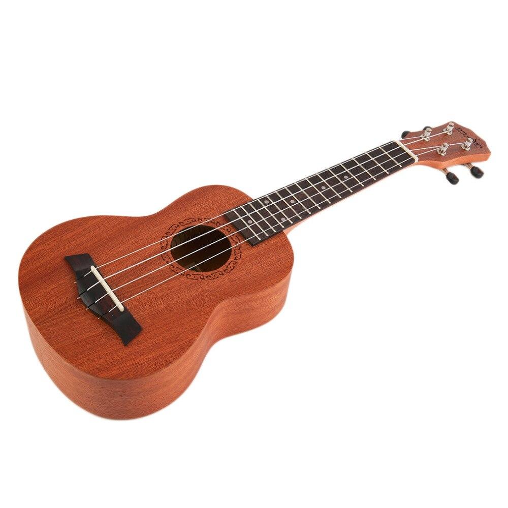 21Inch Ukulele Acoustic Guitar Sapele Wood Hawaii Ukelele 4 Strings Musical Instrument Soprano/Concert/Tenor Ukulele - AKLOT