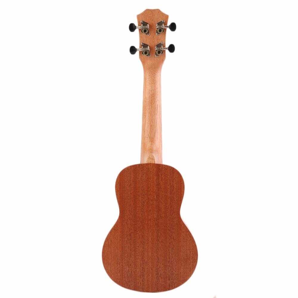 21Inch Ukulele Acoustic Guitar Sapele Wood Hawaii Ukelele 4 Strings Musical Instrument Soprano/Concert/Tenor Ukulele - AKLOT