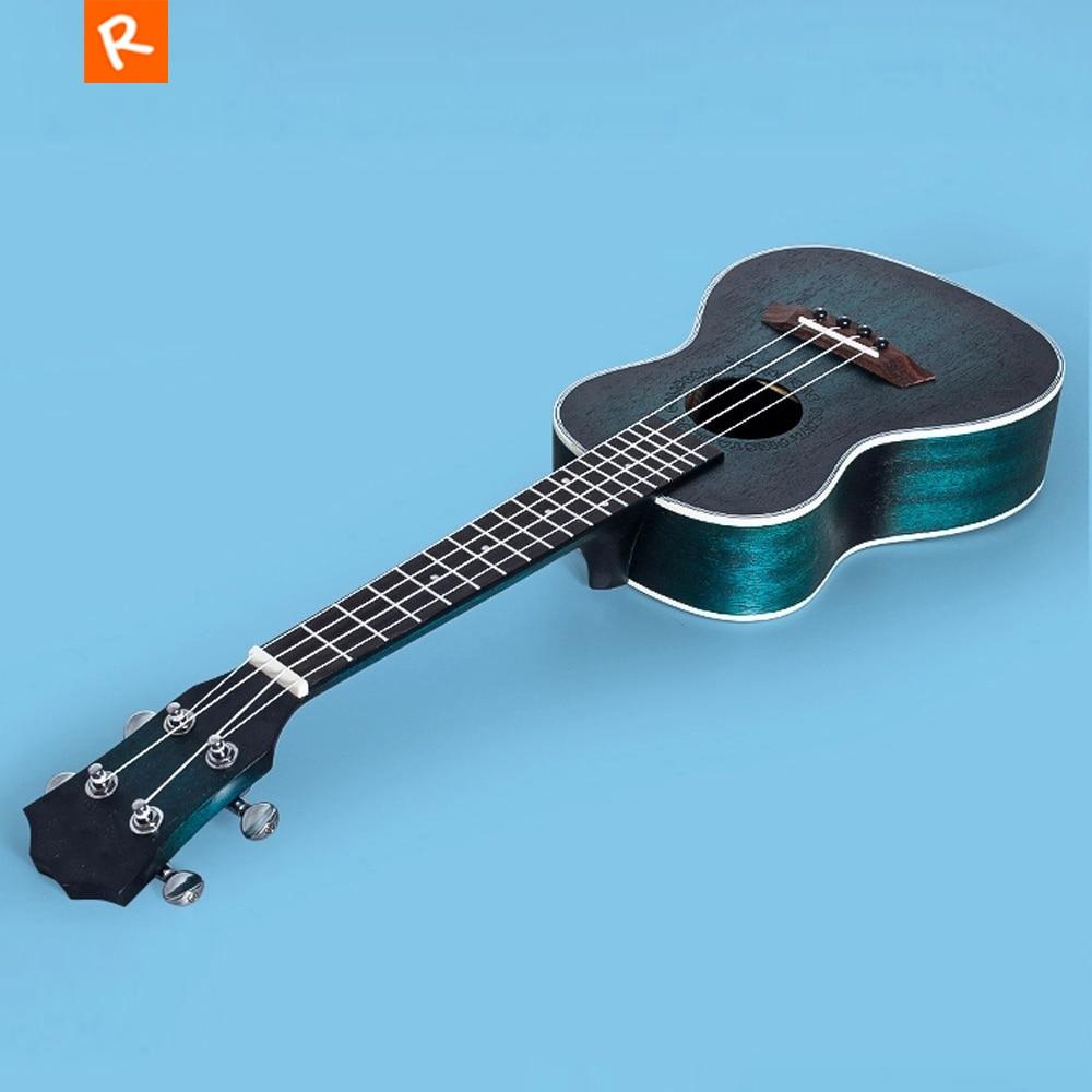 23 inch Ukulele Mahogany Concert 4 AQUILA Strings mini Hawaiian Guitar Uku Acoustic Guitar Ukelele Music Instrument Gift UK2329 - AKLOT