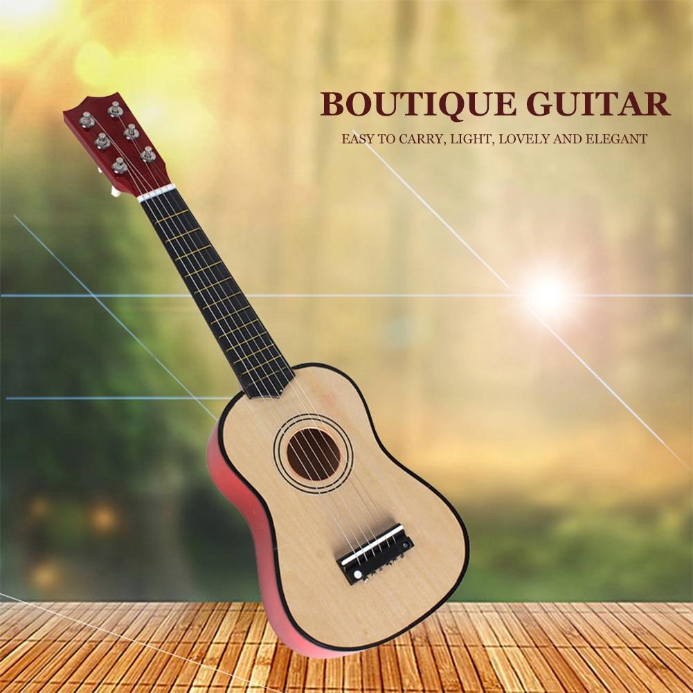 6 Strings Ukulele Mini Guitar Portable 21 inch Musical Instrument Children Gift Musical Enjoyable Instrument Supplies - AKLOT