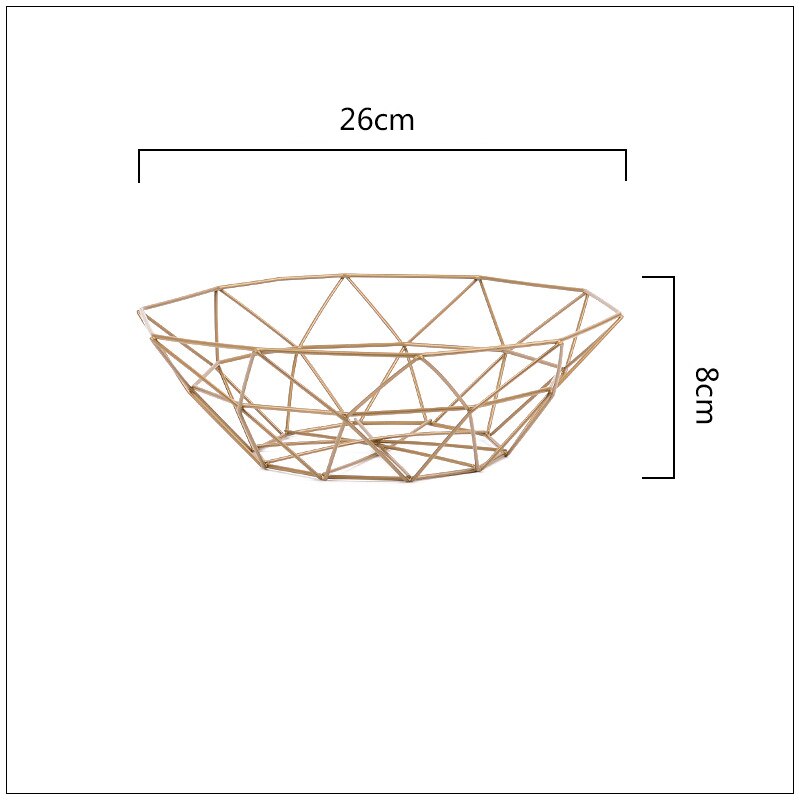 Kitchen Basket Container Bowl Metal Wire Basket Kitchen Drain Rack Fruit Vegetable Storage Holder Snack Tray Storage Bowl