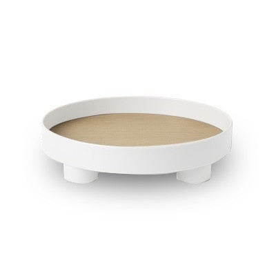 Creativity Ins Nordic Plastic Round Storage Tableware White Ring Tray Decorative Jewelry Desktop Wedding Kitchen Serving Tray