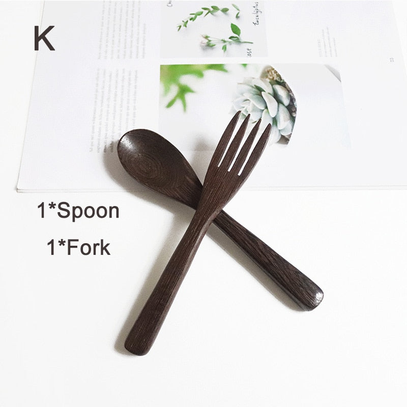 Creative Coconut Bowl Spoon Set Natural Coconut Shell Fruit Salad Noodle Rice Bowl Wooden bowl Tableware Restaurant Kitchen