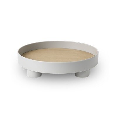 Creativity Ins Nordic Plastic Round Storage Tableware White Ring Tray Decorative Jewelry Desktop Wedding Kitchen Serving Tray