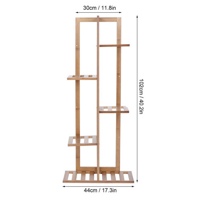 4 Tier Plant Stand Multiple Flower Pot Holder Shelves Planter Rack Storage Organizer Home Yard Garden Patio Balcony Flower Stand