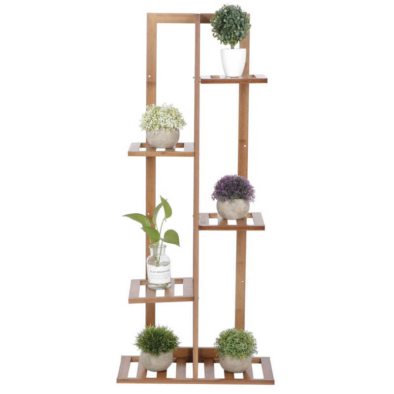 4 Tier Plant Stand Multiple Flower Pot Holder Shelves Planter Rack Storage Organizer Home Yard Garden Patio Balcony Flower Stand