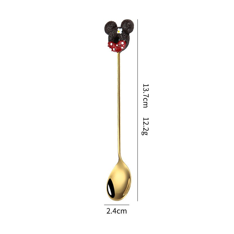 Donut Lollipop Fork Spoon Stainless Steel Cake Dessert Food Fruit Forks Coffee Stirring Spoon Kid Cutlery Dinnerware Accessories