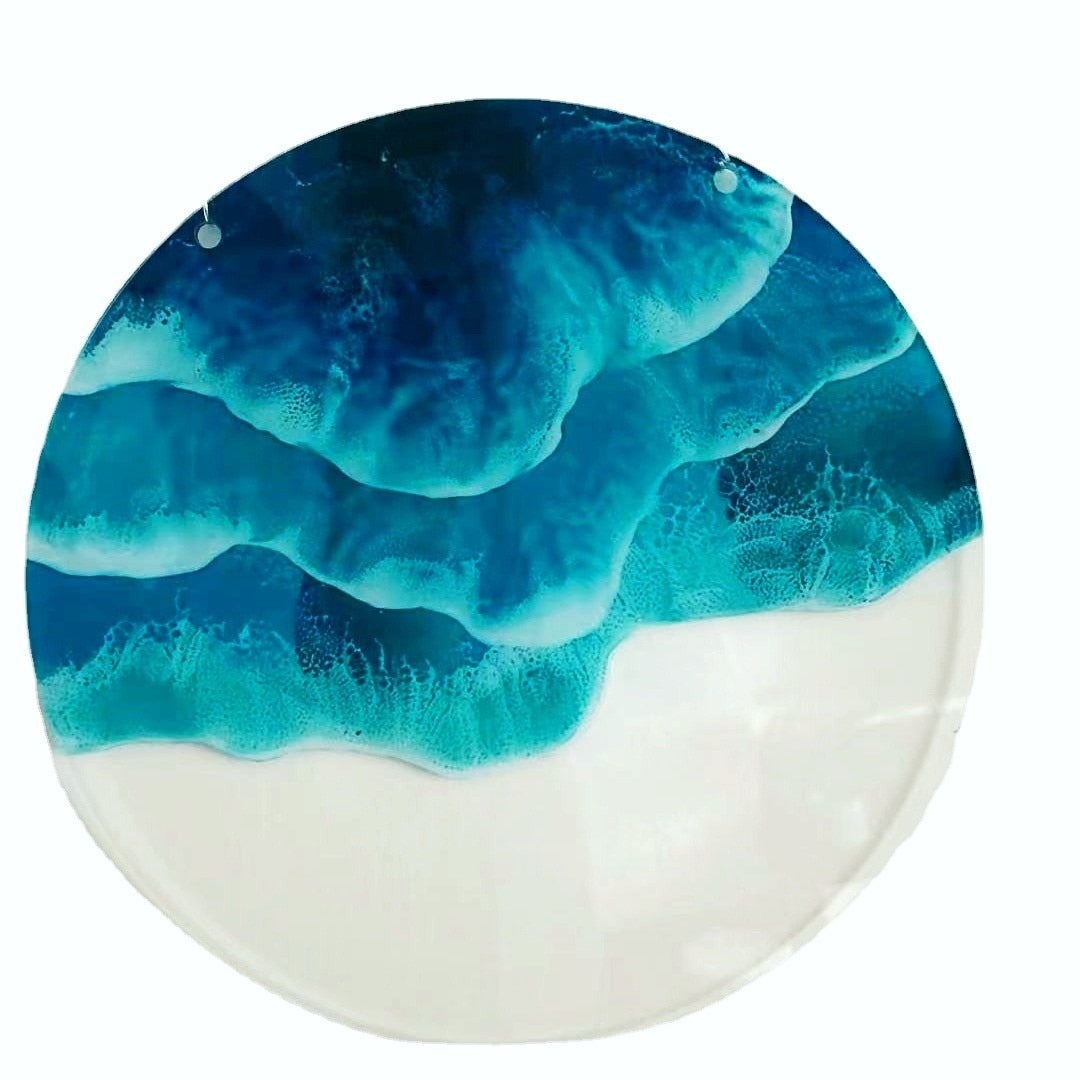 Ocean Wave Wall Hanging Sea Wave Wall Decoration Pendant TV Background Wall Decoration Pendant Home House Decoration