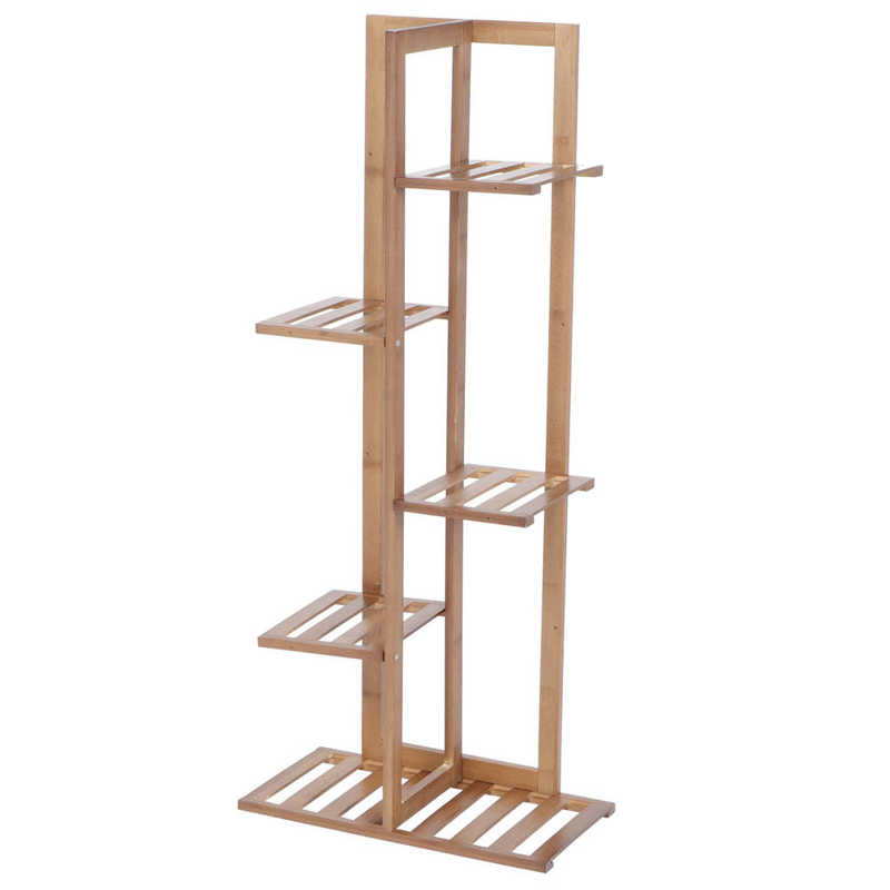 4 Tier Plant Stand Multiple Flower Pot Holder Shelves Planter Rack Storage Organizer Home Yard Garden Patio Balcony Flower Stand