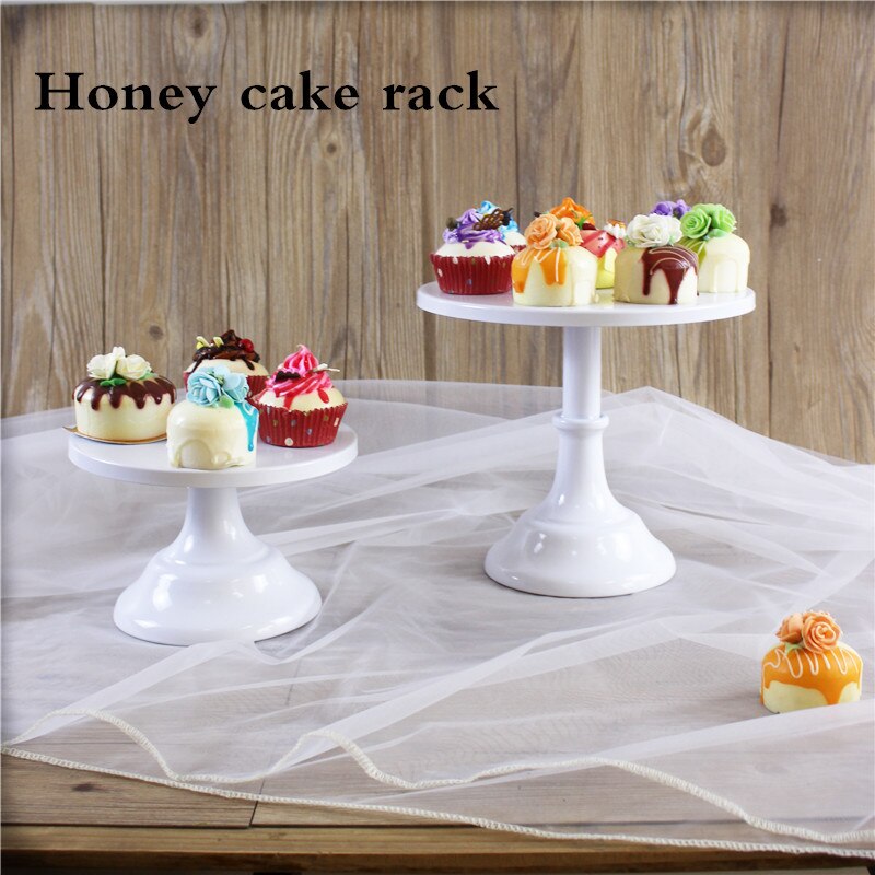 20/25/30CM Party Display Stand Wrought Iron Birthday Cake Tray Dessert Rack Desktop Afternoon Tea Stand Bakeware Wedding Decor