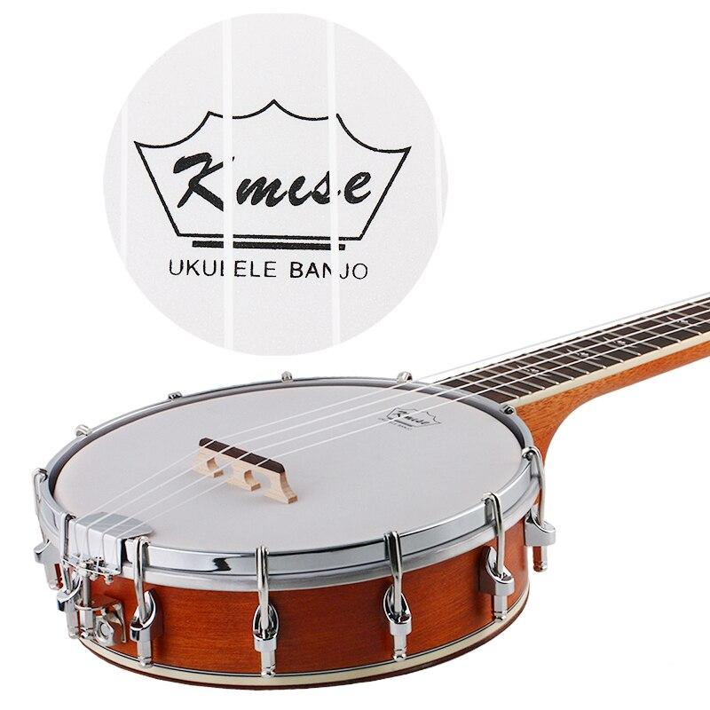 Banjo Ukulele 4 String Banjolele Concert 23 Inch Sapele Neck G-C-E-A for Music Lover - AKLOT