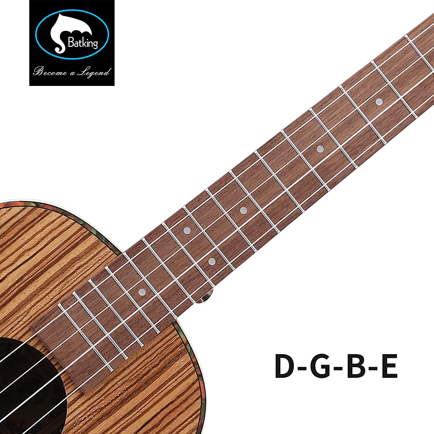 Batking Baritone Electric Ukulele,30 Inch uke Kit for Adults Beginners and Professional Players ukalalee - AKLOT