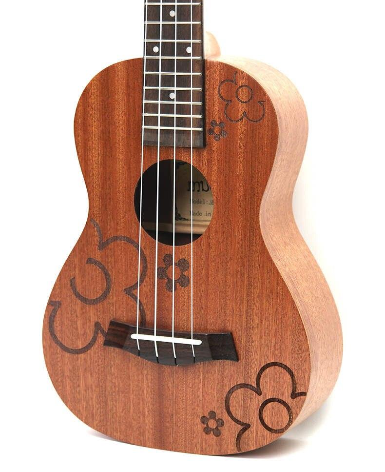 SevenAngel 23" Concert Ukulele 4 AQUILA Strings Hawaiian Mini Guitar Uku Acoustic Guitar Ukelele 12 Patterns guitarra send gifts - AKLOT