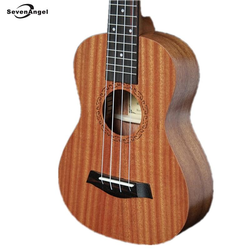 SevenAngel 23" Concert Ukulele 4 AQUILA Strings Hawaiian Mini Guitar Uku Acoustic Guitar Ukelele 12 Patterns guitarra send gifts - AKLOT