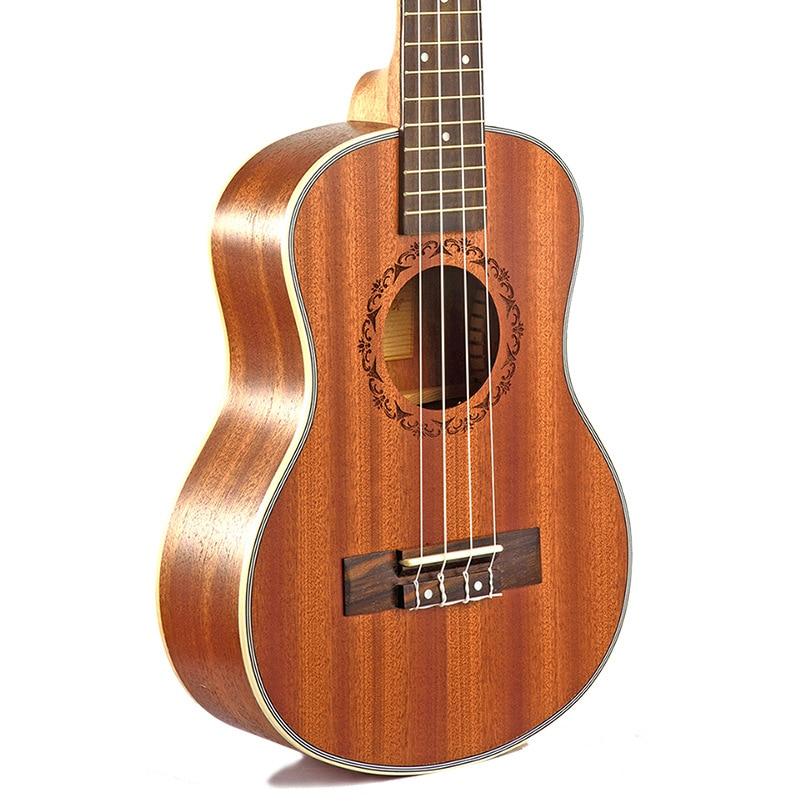 SevenAngel 23" Concert Ukulele 4 AQUILA Strings Hawaiian Mini Guitar Uku Acoustic Guitar Ukelele 12 Patterns guitarra send gifts - AKLOT