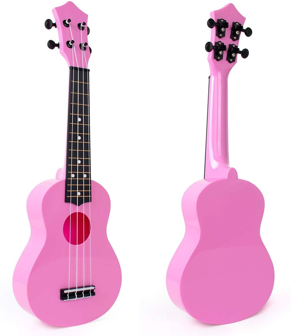 Soprano Ukulele for Beginners Kids Blue ukulele 21 inch ukelele Birthday Chrismas gift kit with Bag Picks String - AKLOT