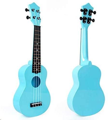 Soprano Ukulele for Beginners Kids Blue ukulele 21 inch ukelele Birthday Chrismas gift kit with Bag Picks String - AKLOT