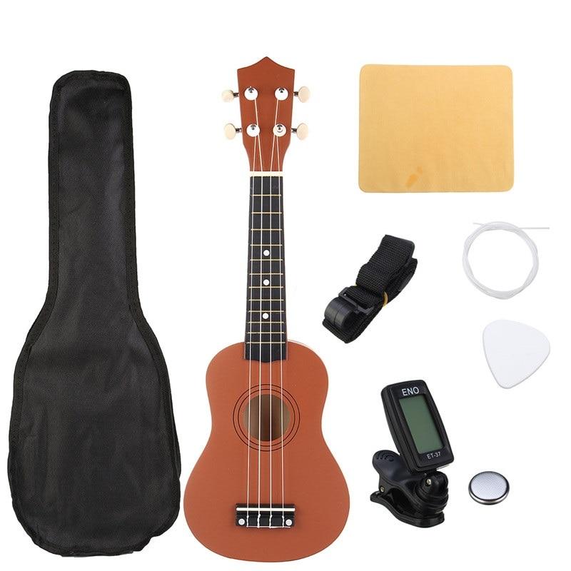 Ukulele 21 inch Ukulele Soprano 4 Strings Hawaiian Guitar Basswood Guitar Uke Kids Gift Musical Instruments for Music Beginner - AKLOT