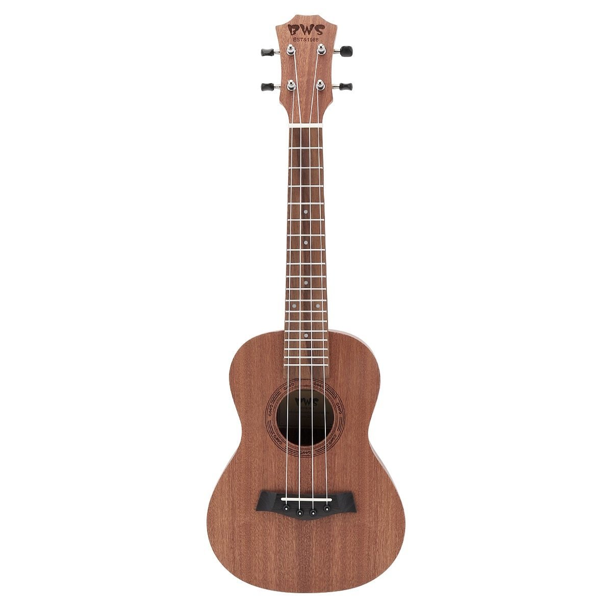 Ukulele 23 Inch Concert Ukulele Wood Hawaiian Four String Guitar Mahogany Wood Ukelele Christmas - AKLOT