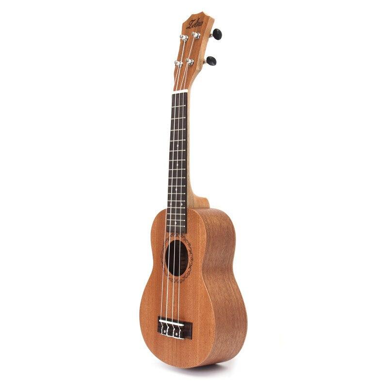 Zebra 21 inches Ukulele Tenor Soprano Mahogany Rosewood 15 Frets 4 Strings Hawaiian Guitar Ukulele Bag Musical Instruments - AKLOT