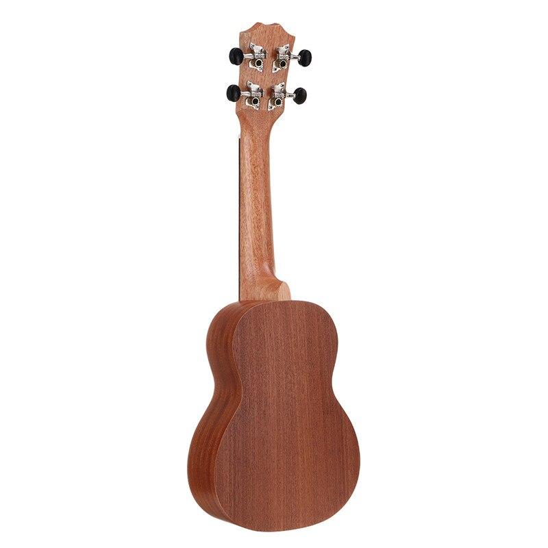 Zebra 21 inches Ukulele Tenor Soprano Mahogany Rosewood 15 Frets 4 Strings Hawaiian Guitar Ukulele Bag Musical Instruments - AKLOT